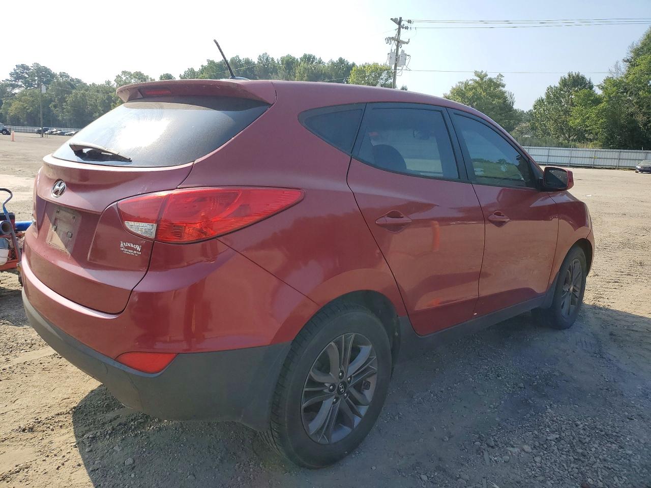 2014 Hyundai Tucson Gls Red vin: KM8JT3AF3EU851267