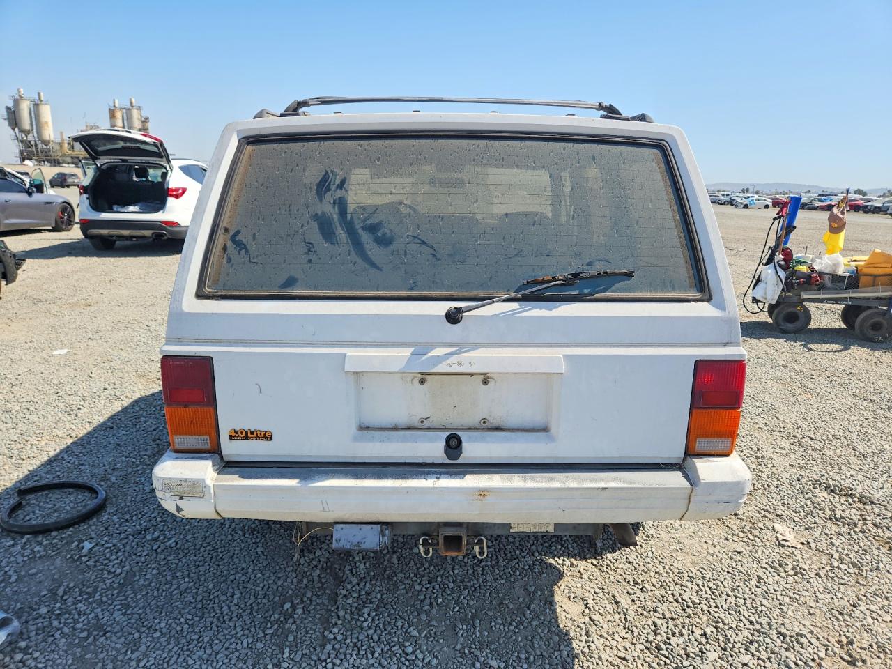 1991 Jeep Cherokee Limited White vin: 1J4FJ78S5ML624512