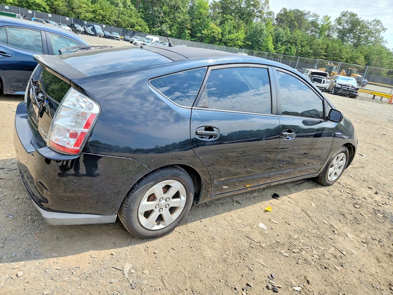 2008 Toyota Prius Base Black vin: JTDKB20U687702859