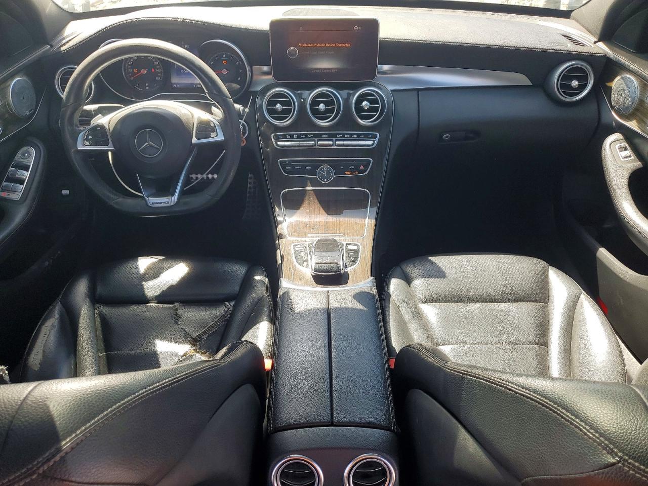 2015 Mercedes-benz C 400 4matic Silver vin: 55SWF6GB2FU035795