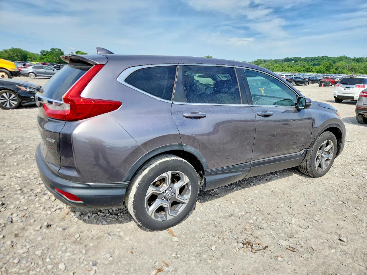 2017 Honda Cr-v Exl Серый vin: 5J6RW2H82HL012523