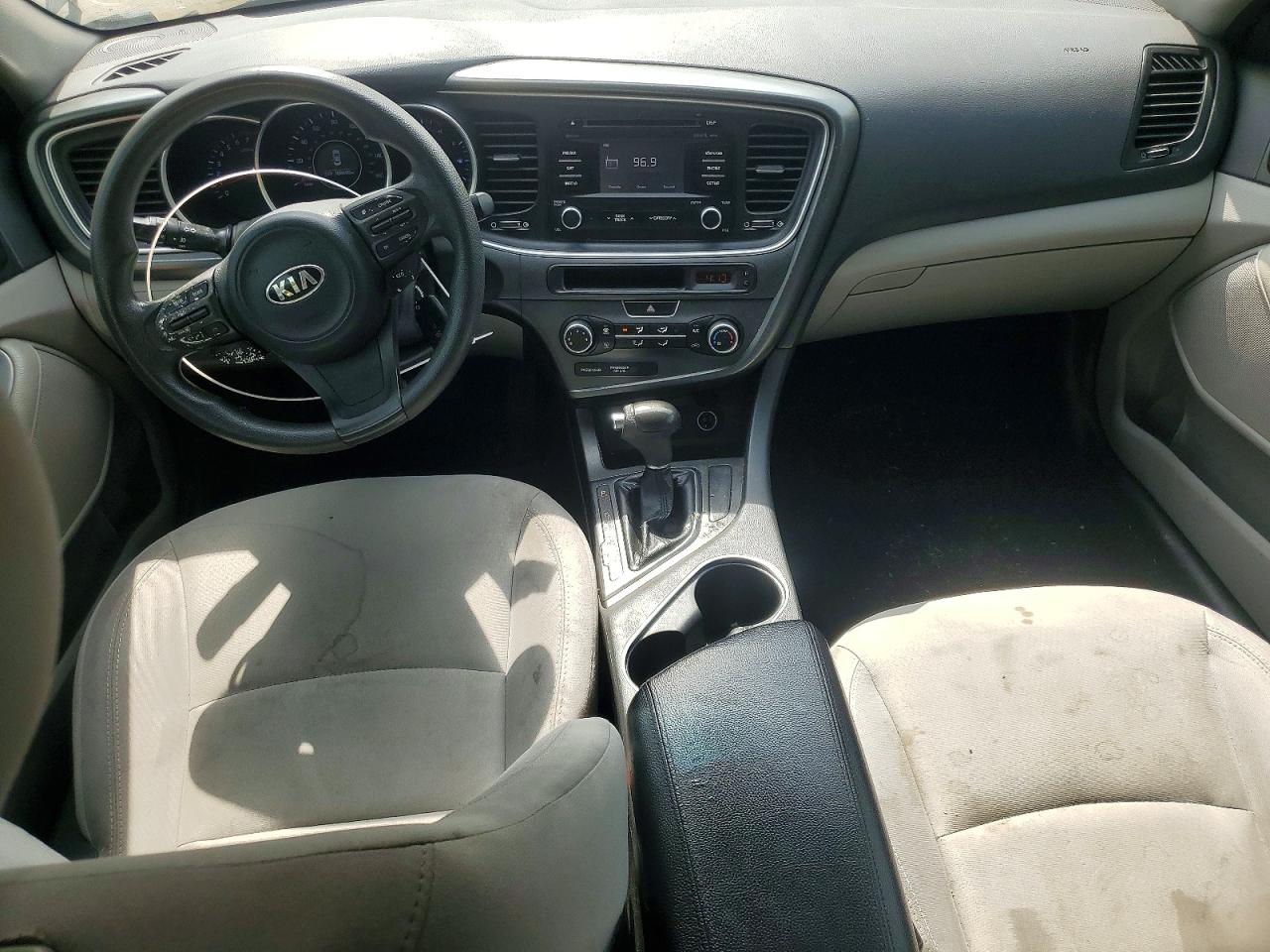 2015 Kia Optima Lx Черный vin: 5XXGM4A79FG448055