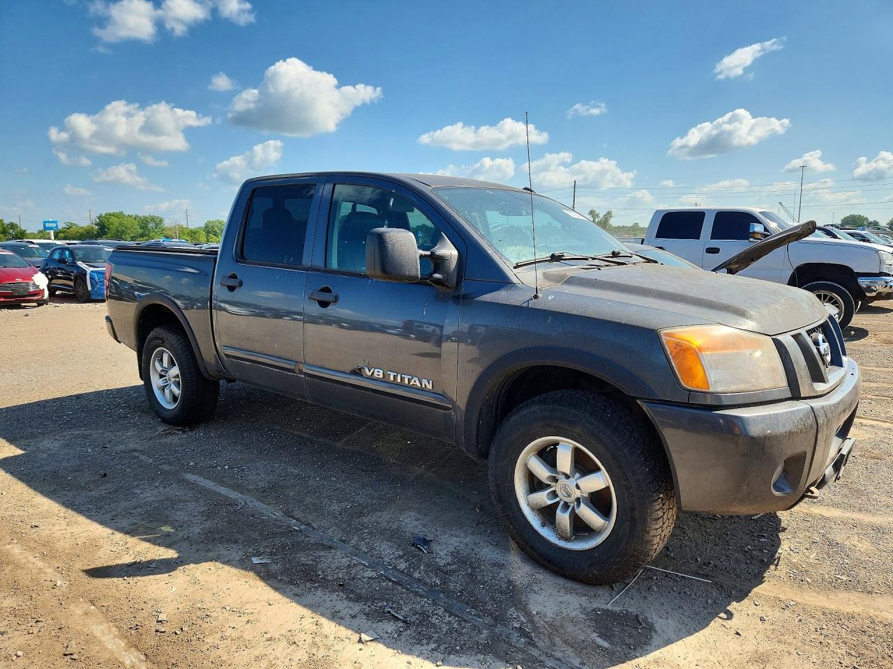 2012 Nissan Titan Sv Gray vin: 1N6AA0EC0CN304048