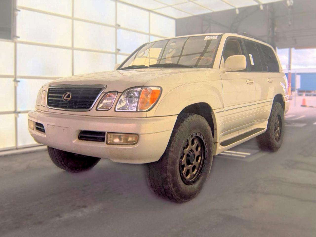 2000 Lexus Lx 470 White vin: JT6HT00W9Y0084756