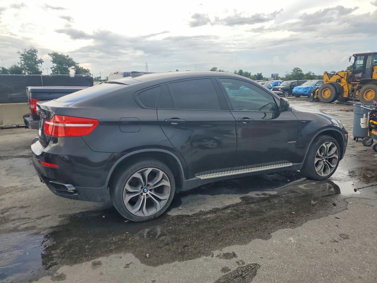 2012 Bmw X6 Xdrive50i Black vin: 5UXFG8C58CL590834