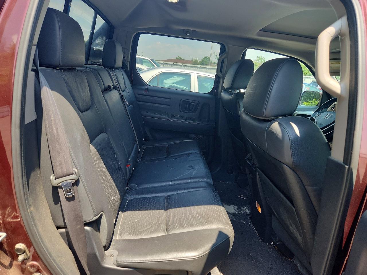 2012 Honda Ridgeline Rtl Maroon vin: 5FPYK1F55CB454179