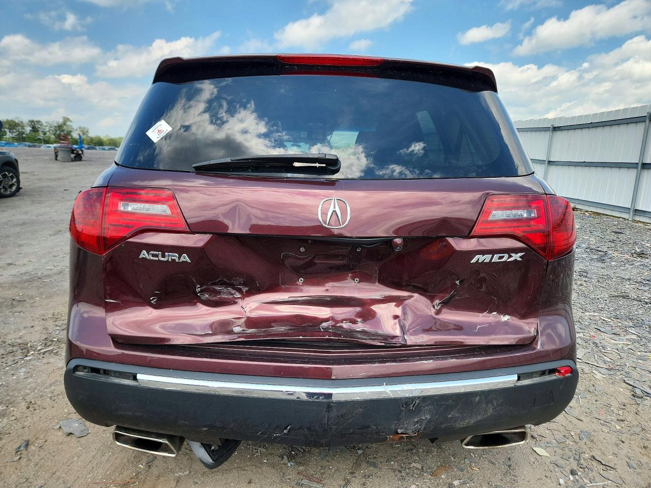 2013 Acura Mdx Burgundy vin: 2HNYD2H22DH515974