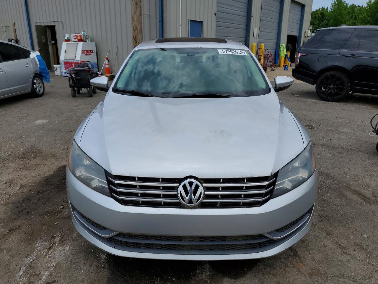 2012 Volkswagen Passat Se Серебряный vin: 1VWBN7A34CC066322