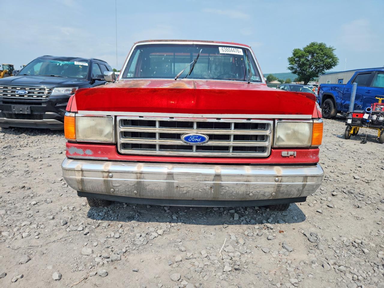 1988 Ford F150 Red vin: 1FTEF15Y3JNB74481