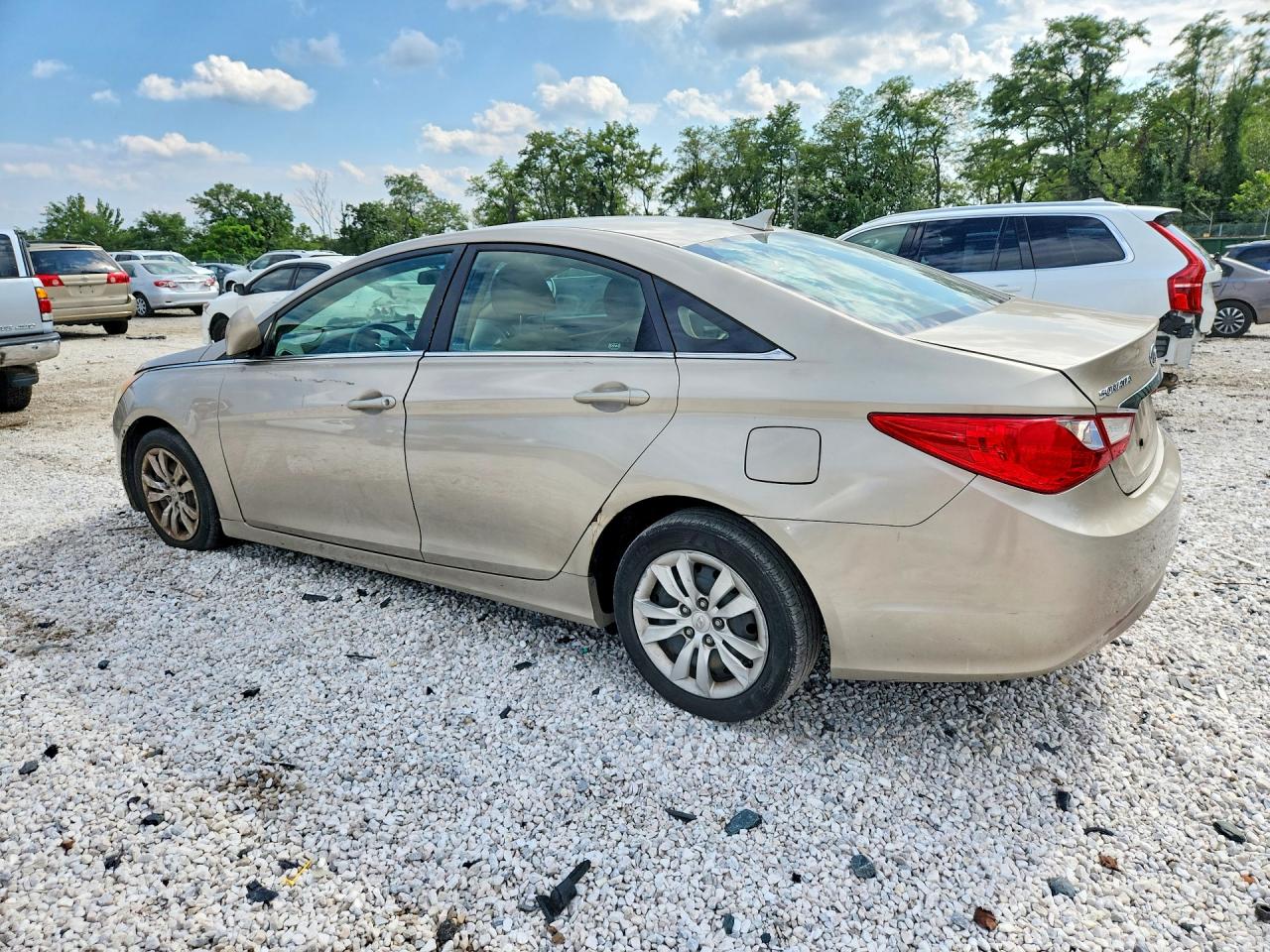2011 Hyundai Sonata Gls Beige vin: 5NPEB4AC5BH225150