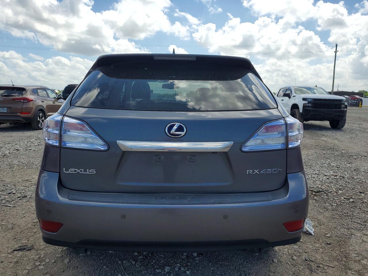 2012 Lexus Rx 450h Gray vin: JTJZB1BA9C2408189