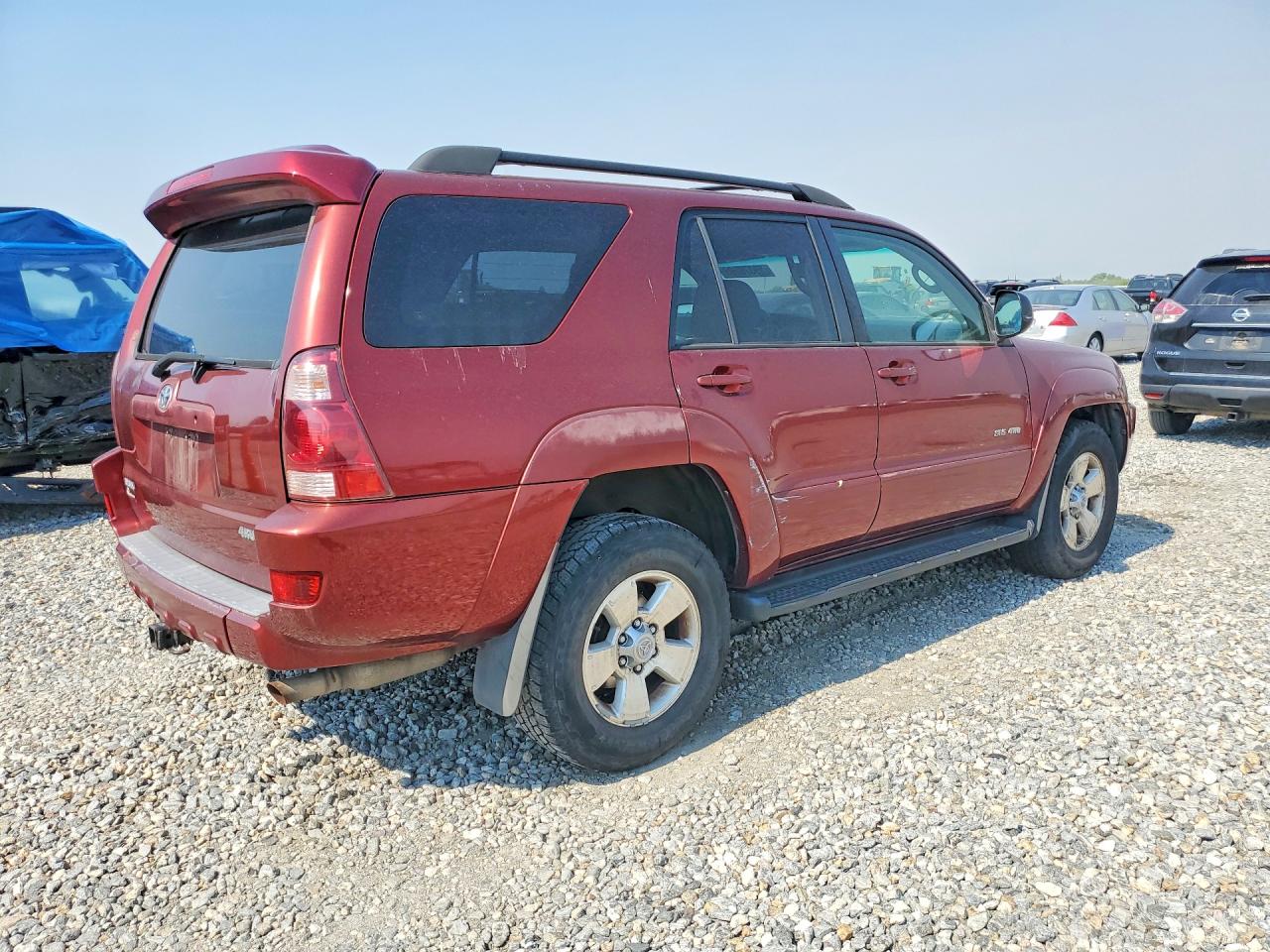 2005 Toyota 4runner Sr5 Red vin: JTEBU14R858041394