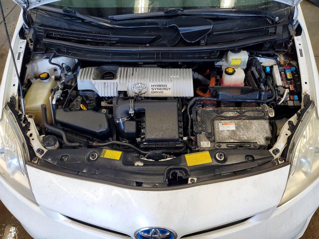 2012 Toyota Prius Two White vin: JTDKN3DU1C5452975