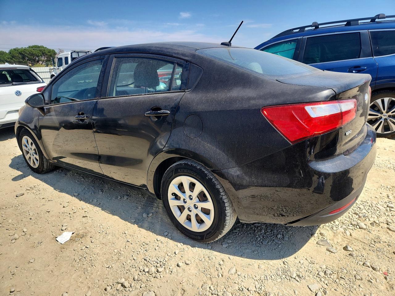 2014 Kia Rio Lx Black vin: KNADM4A34E6331963