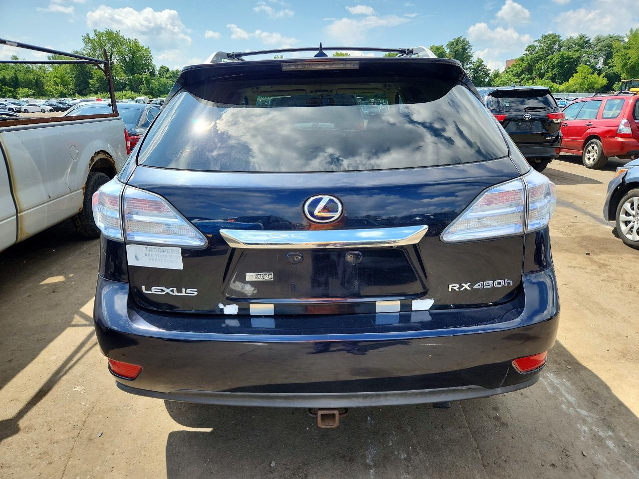 2010 Lexus Rx 450h Синий vin: JTJBC1BA2A2027425