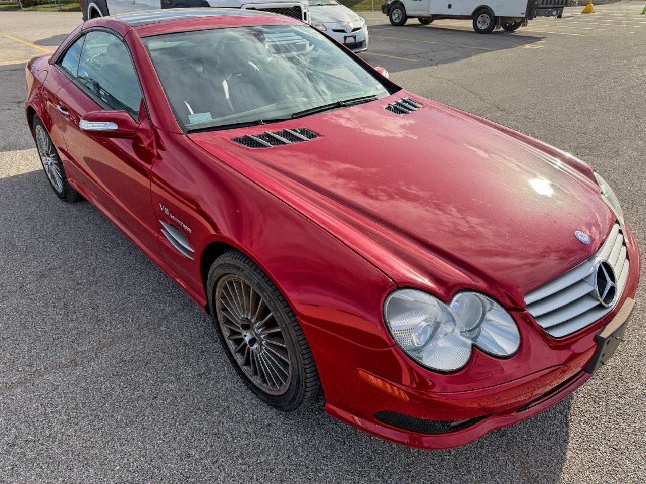 2005 Mercedes-benz Sl 55 Amg Red vin: WDBSK74F05F089873