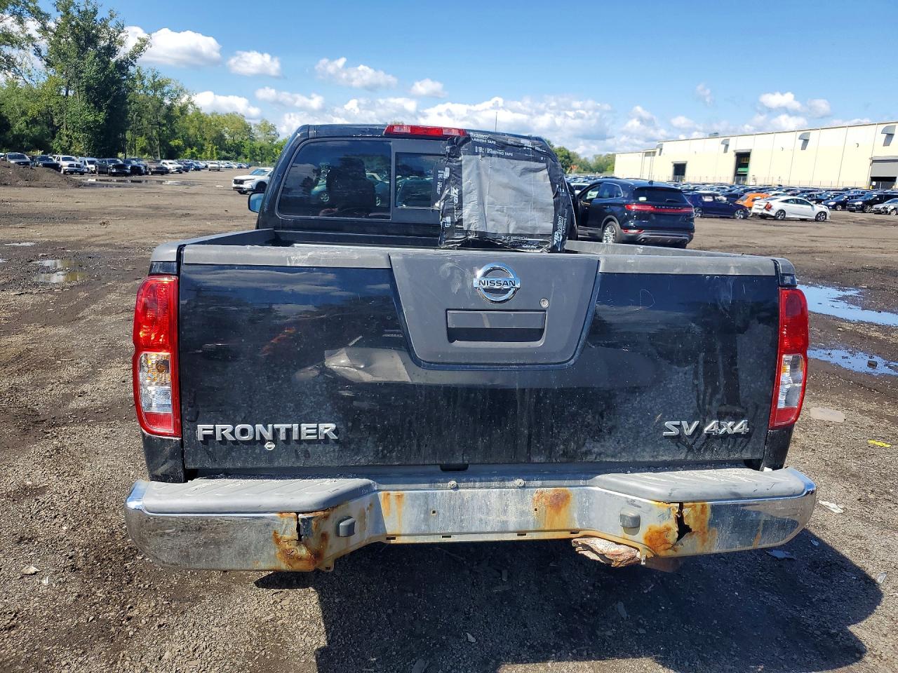 2011 Nissan Frontier Sv V6 Black vin: 1N6AD0CW1BC439327