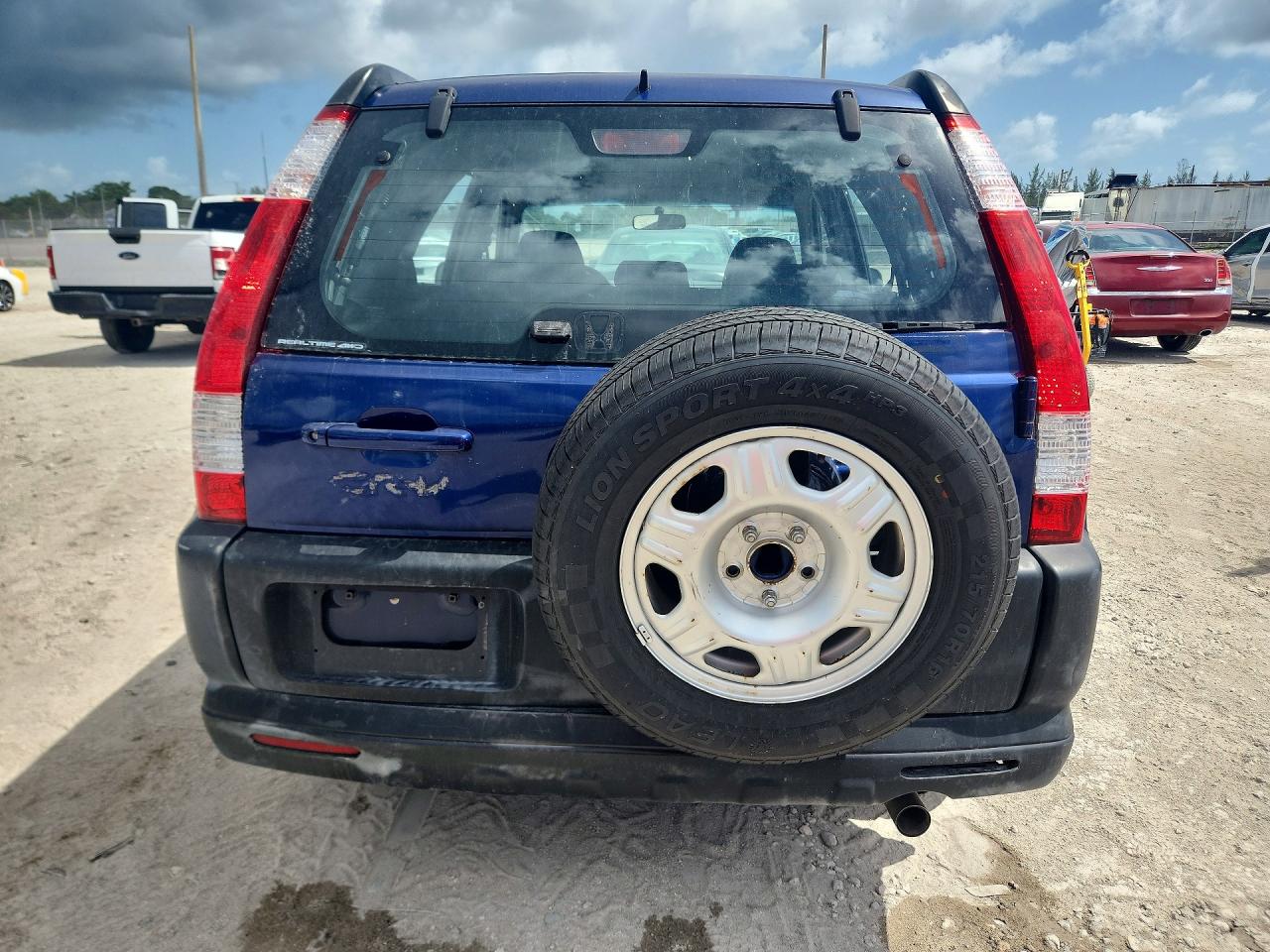 2006 Honda Cr-v Lx Blue vin: JHLRD78526C043205