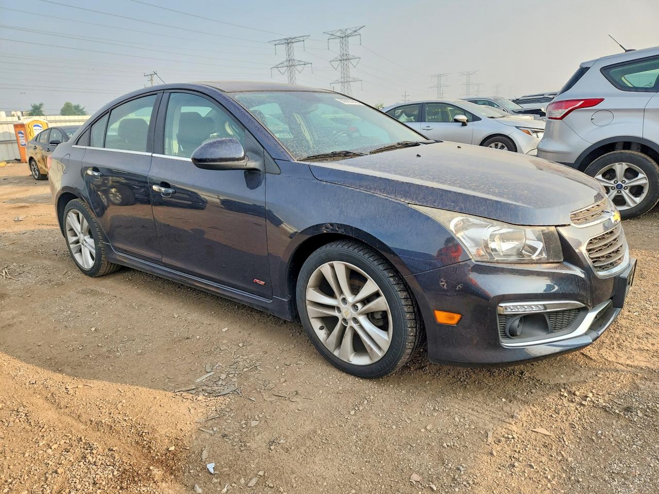 2015 Chevrolet Cruze Ltz Blue vin: 1G1PG5SBXF7129815