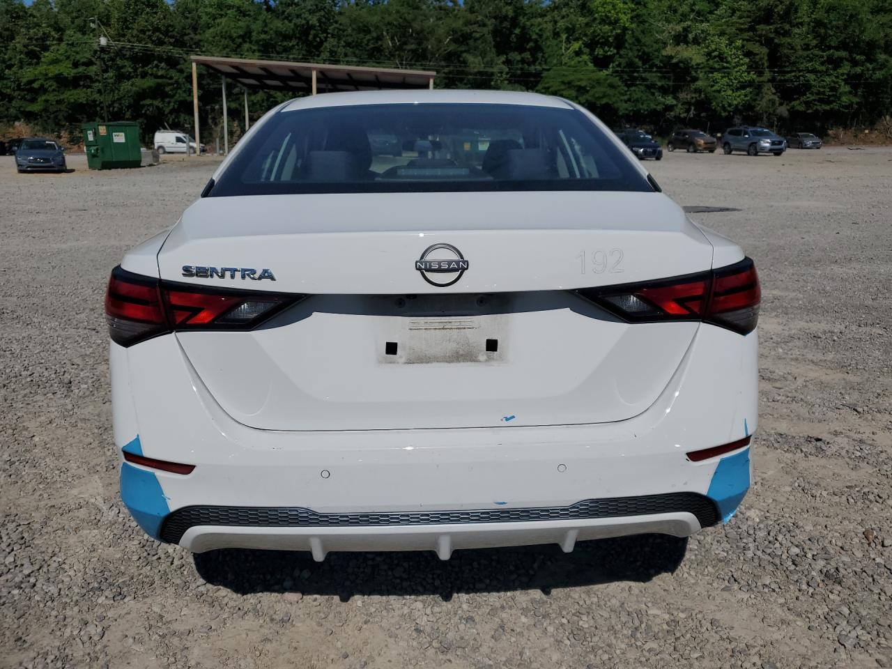 2024 Nissan Sentra S White vin: 3N1AB8BV7RY257362 Damage: Deck Lid, Multiple Scratches Heavy, 2