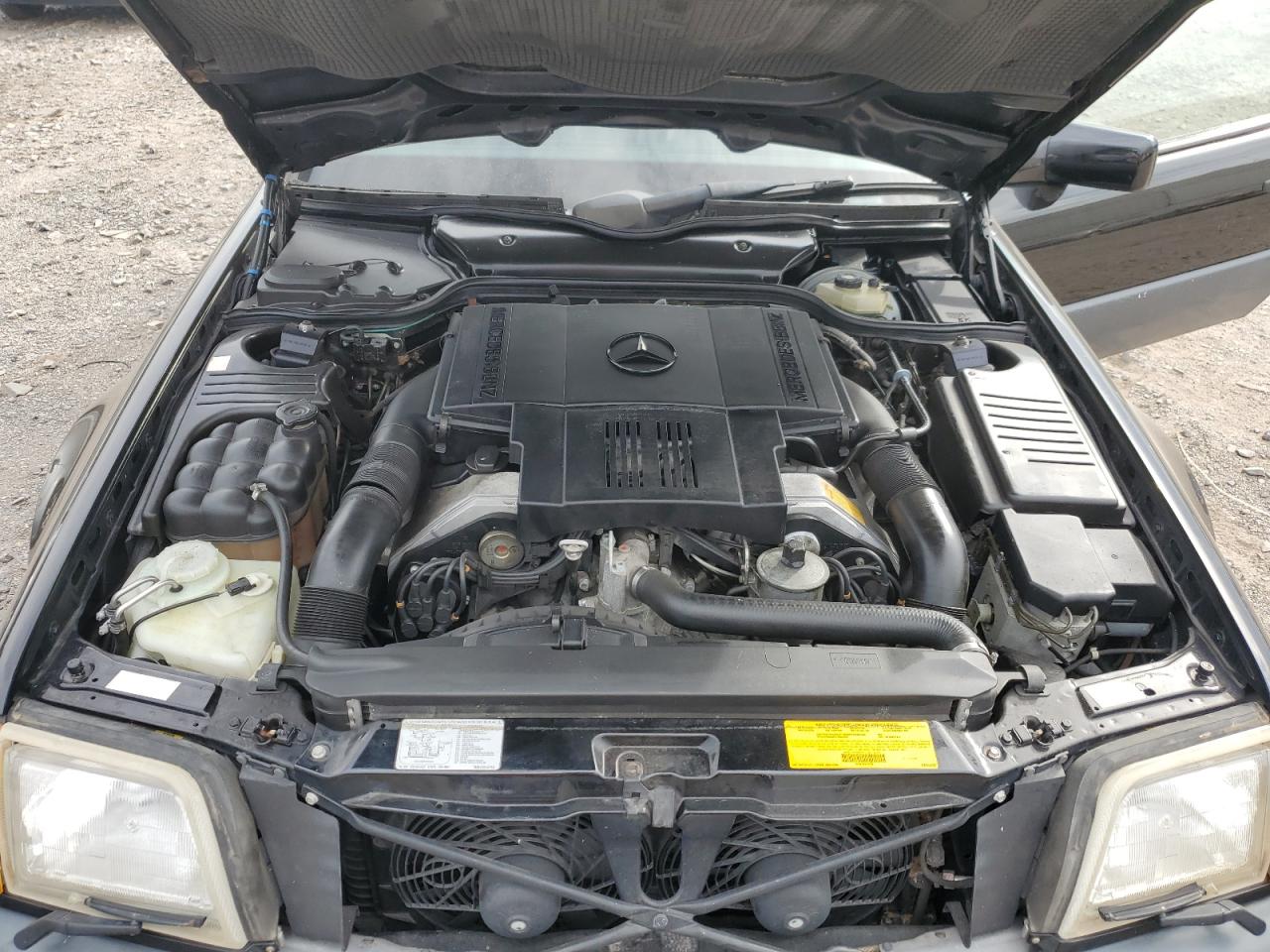 1994 Mercedes-benz Sl 500 Black vin: WDBFA67E1RF102542