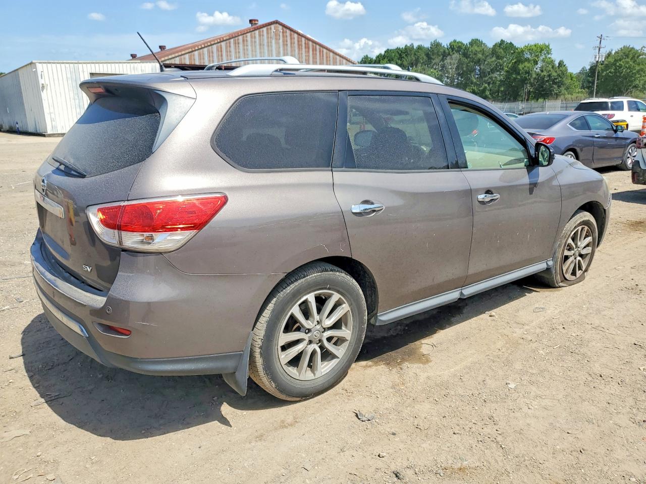 2013 Nissan Pathfinder S Brown vin: 5N1AR2MN0DC675312