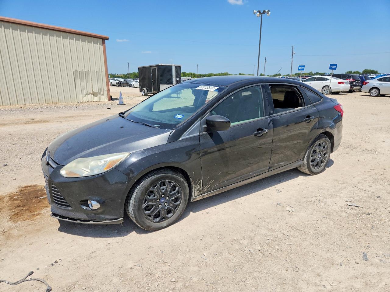 2012 Ford Focus Se Черный vin: 1FAHP3F23CL449156