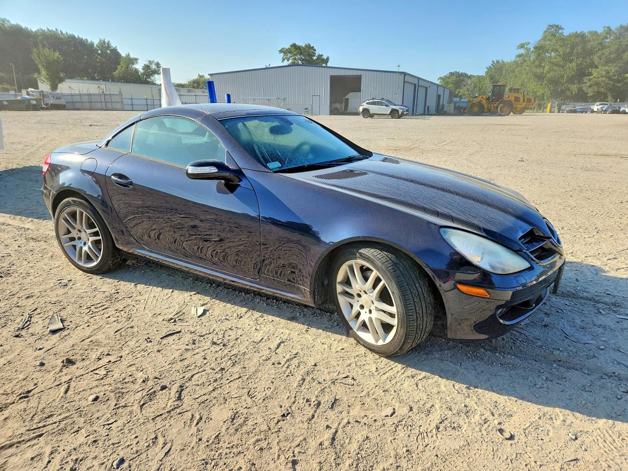 2008 Mercedes-benz Slk 280 Blue vin: WDBWK54F78F174235