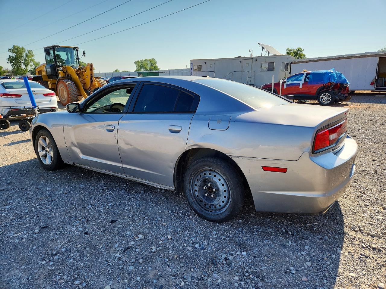 2014 Dodge Charger Sxt Silver vin: 2C3CDXHG2EH239326
