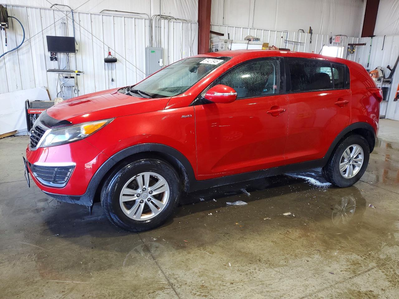 2011 Kia Sportage Lx Red vin: KNDPBCA29B7016248