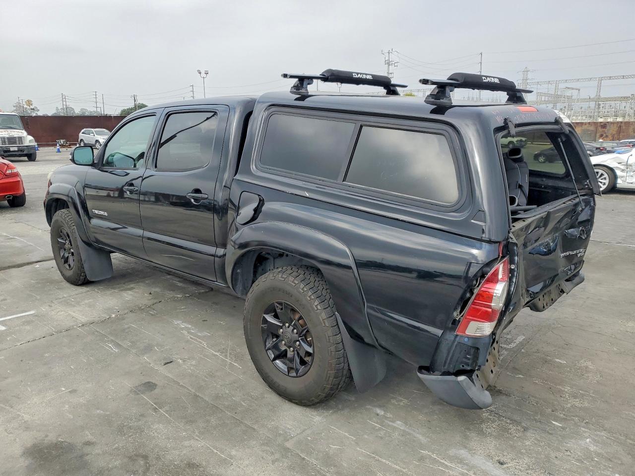2014 Toyota Tacoma Double Cab Prerunner Черный vin: 5TFJU4GN4EX056555