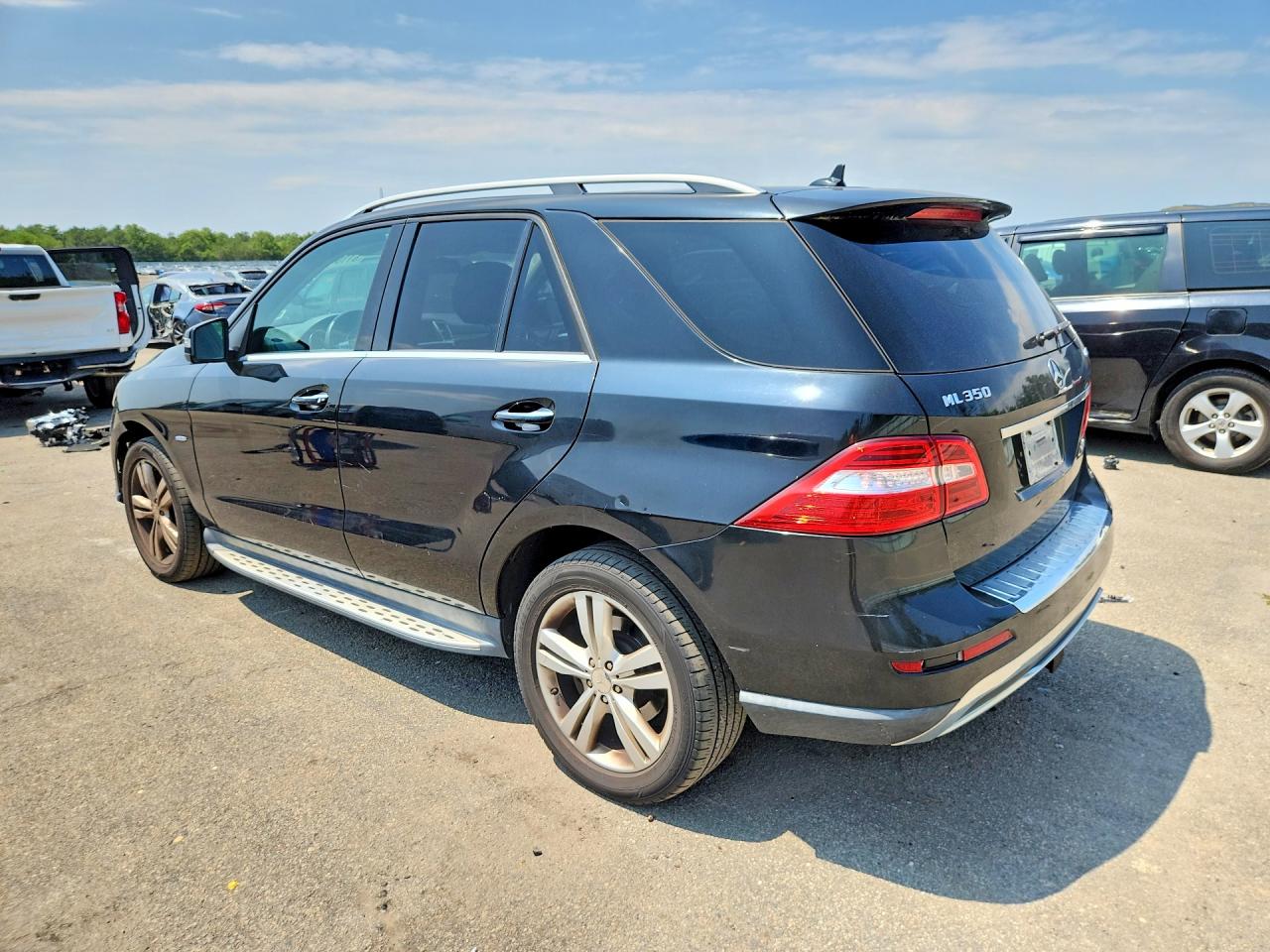2012 Mercedes-benz Ml 350 4matic Black vin: 4JGDA5HB7CA021522