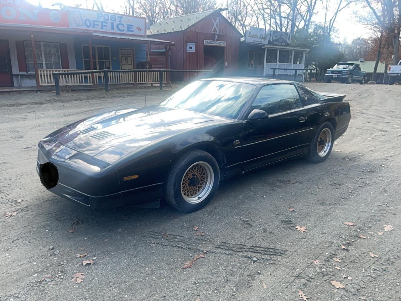 1988 Pontiac Firebird Trans Am Black vin: 1G2FW218XJL246566
