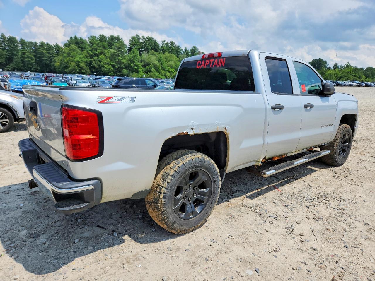 2014 Chevrolet Silverado K1500 Lt Silver vin: 1GCVKREC2EZ297993