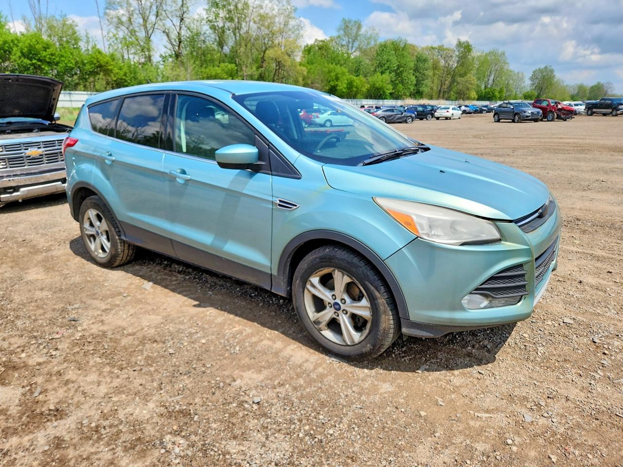 2013 Ford Escape Se Blue vin: 1FMCU0GX2DUB27184