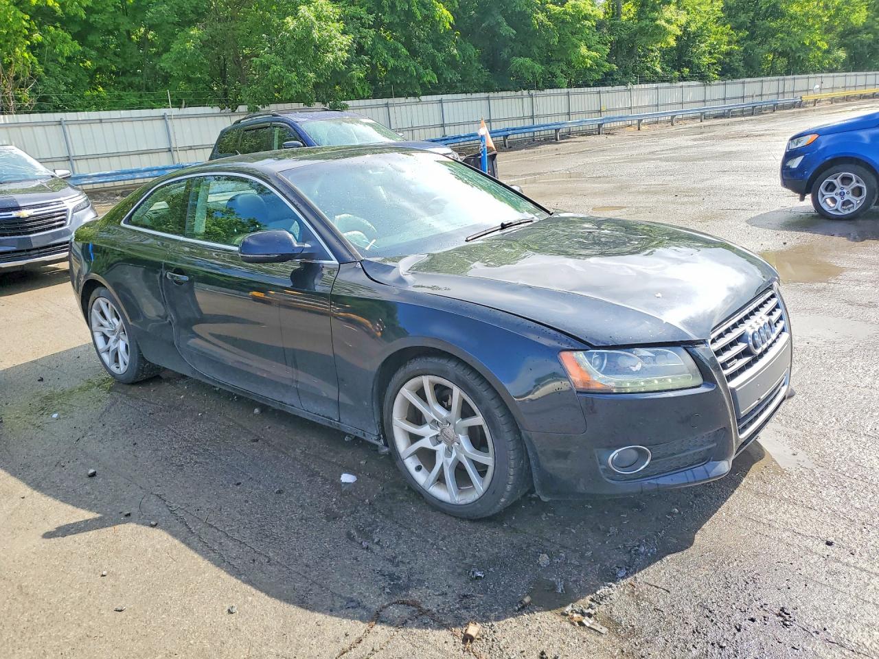 2012 Audi A5 Premium Plus Black vin: WAULFAFR8CA017101