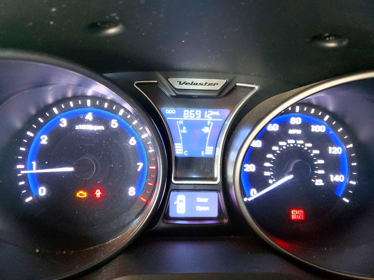 2013 Hyundai Veloster Turbo Orange vin: KMHTC6AE7DU143328