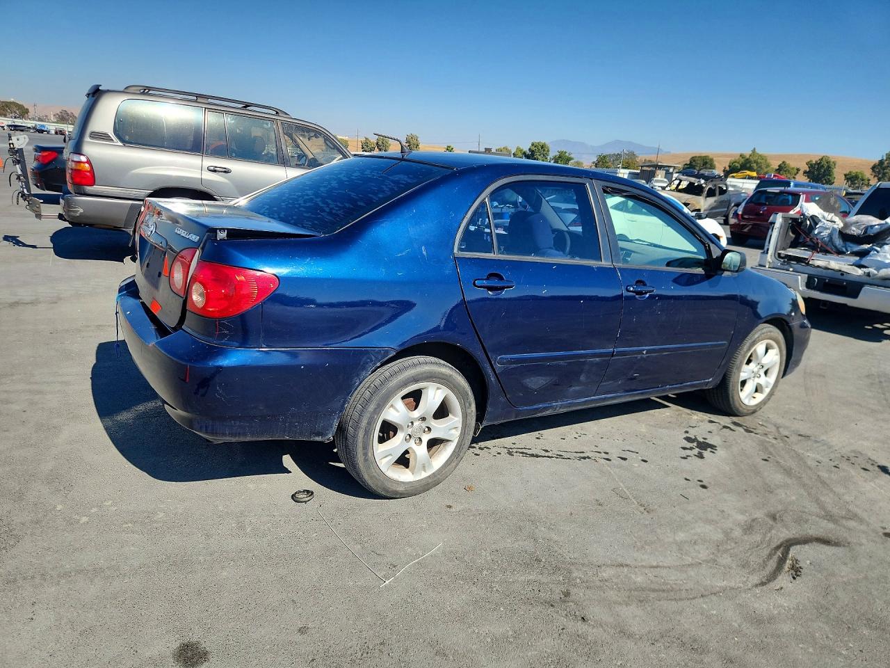 2007 Toyota Corolla Le Blue vin: 1NXBR32E27Z931218