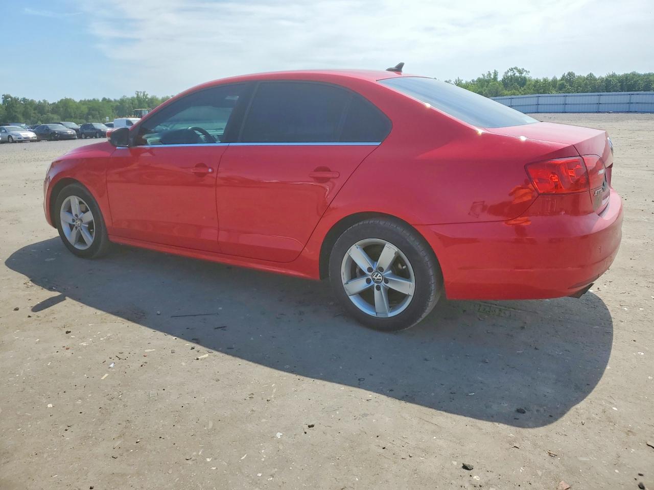 2014 Volkswagen Jetta Tdi Red vin: 3VWLL7AJ6EM404376