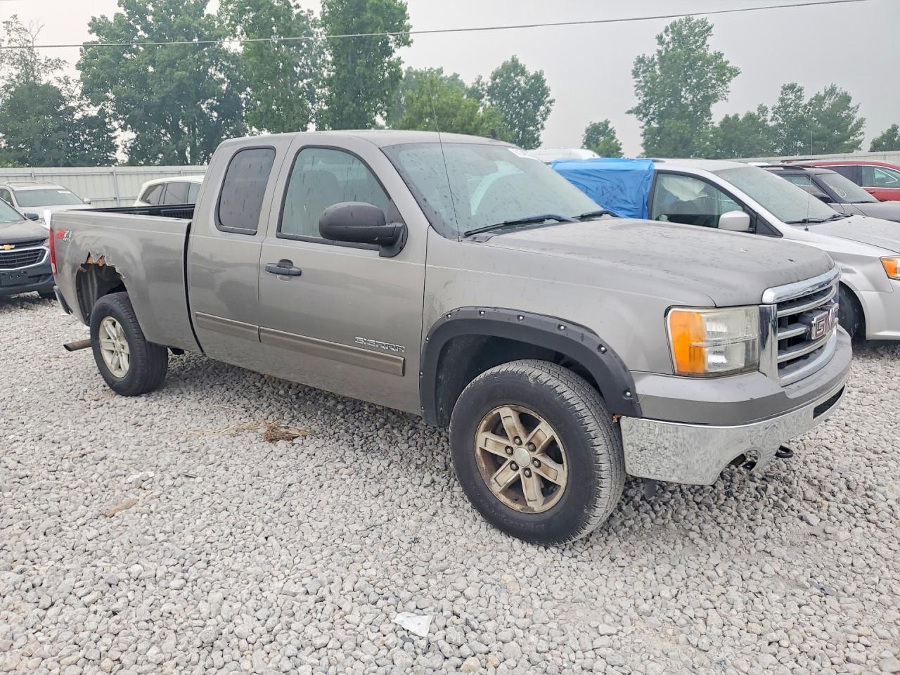 2013 Gmc Sierra K1500 Sle Gray vin: 1GTR2VE78DZ177806