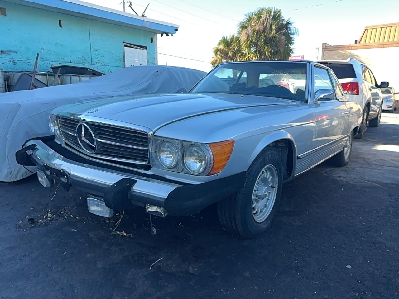 1974 Mercedes Benz 450 Sl Silver vin: 10704412021339
