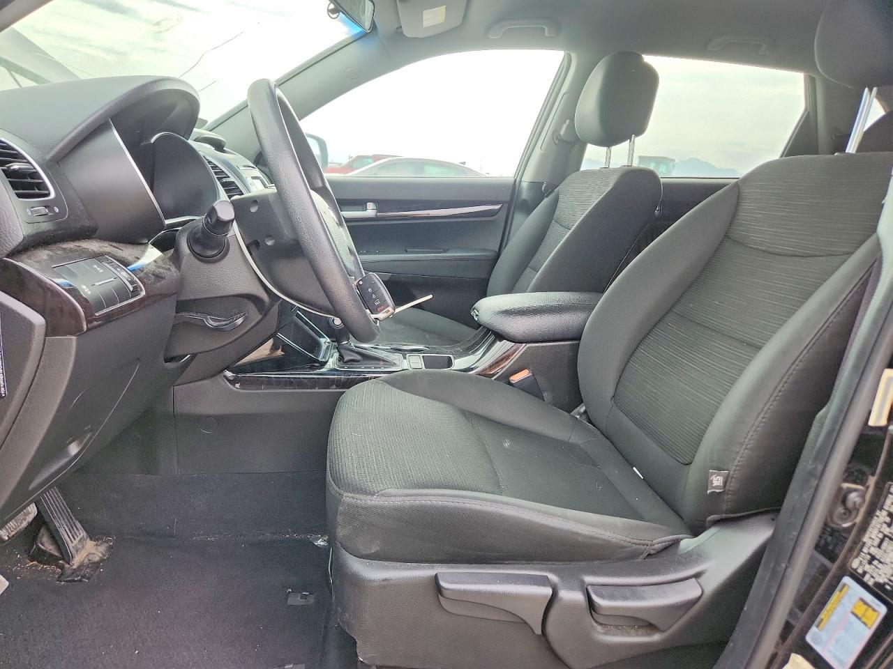 2015 Kia Sorento Lx Black vin: 5XYKTDA73FG598476