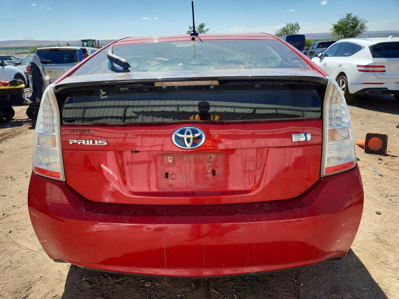 2011 Toyota Prius Five Red vin: JTDKN3DU0B0318485