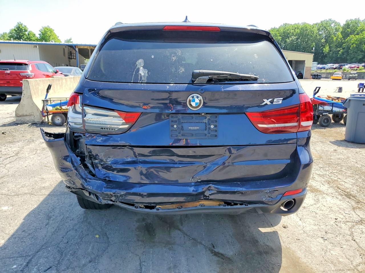 2015 Bmw X5 Xdrive35i Blue vin: 5UXKR0C57F0K67097