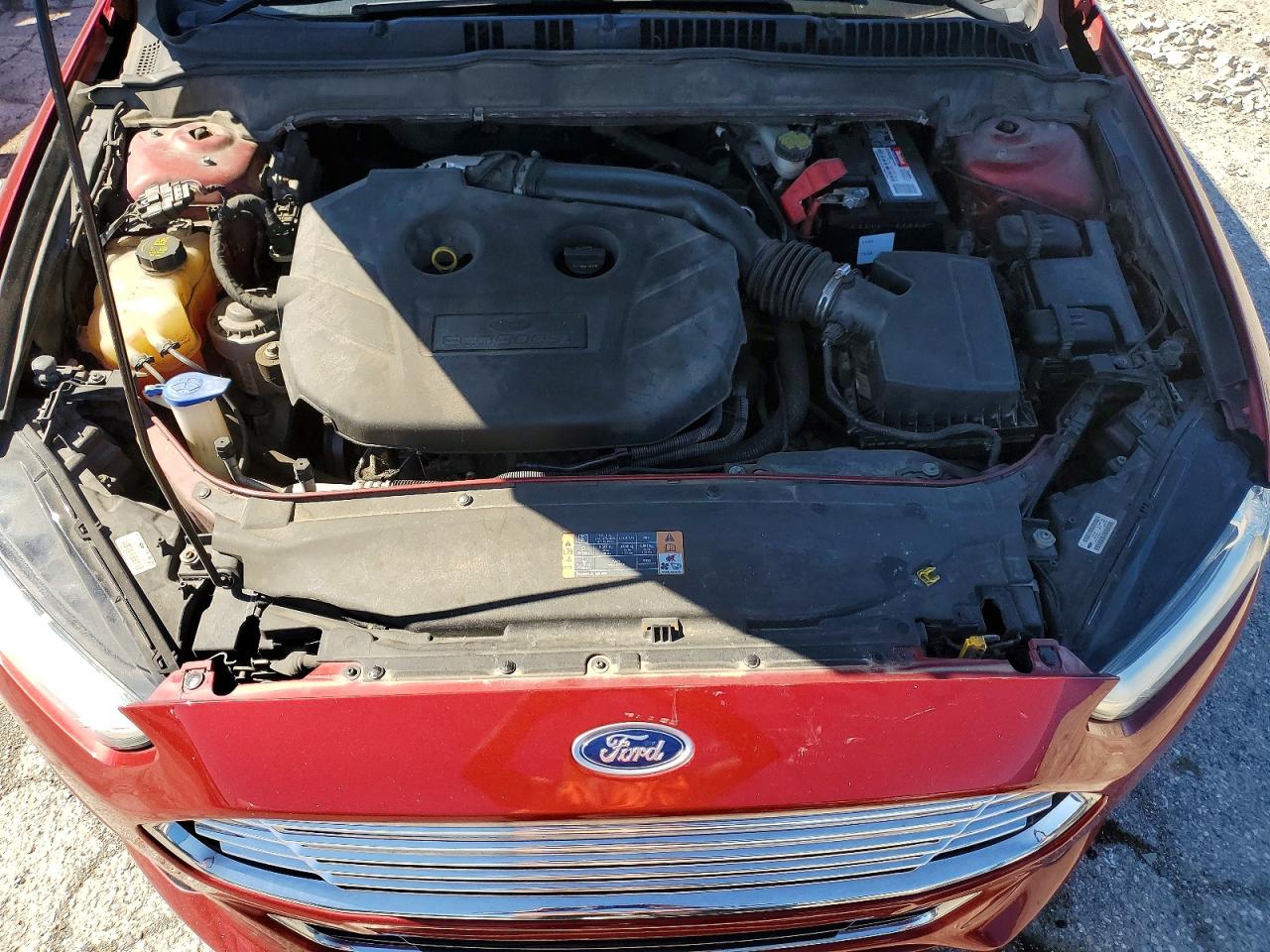 2015 Ford Fusion Titanium Red vin: 3FA6P0D94FR168365