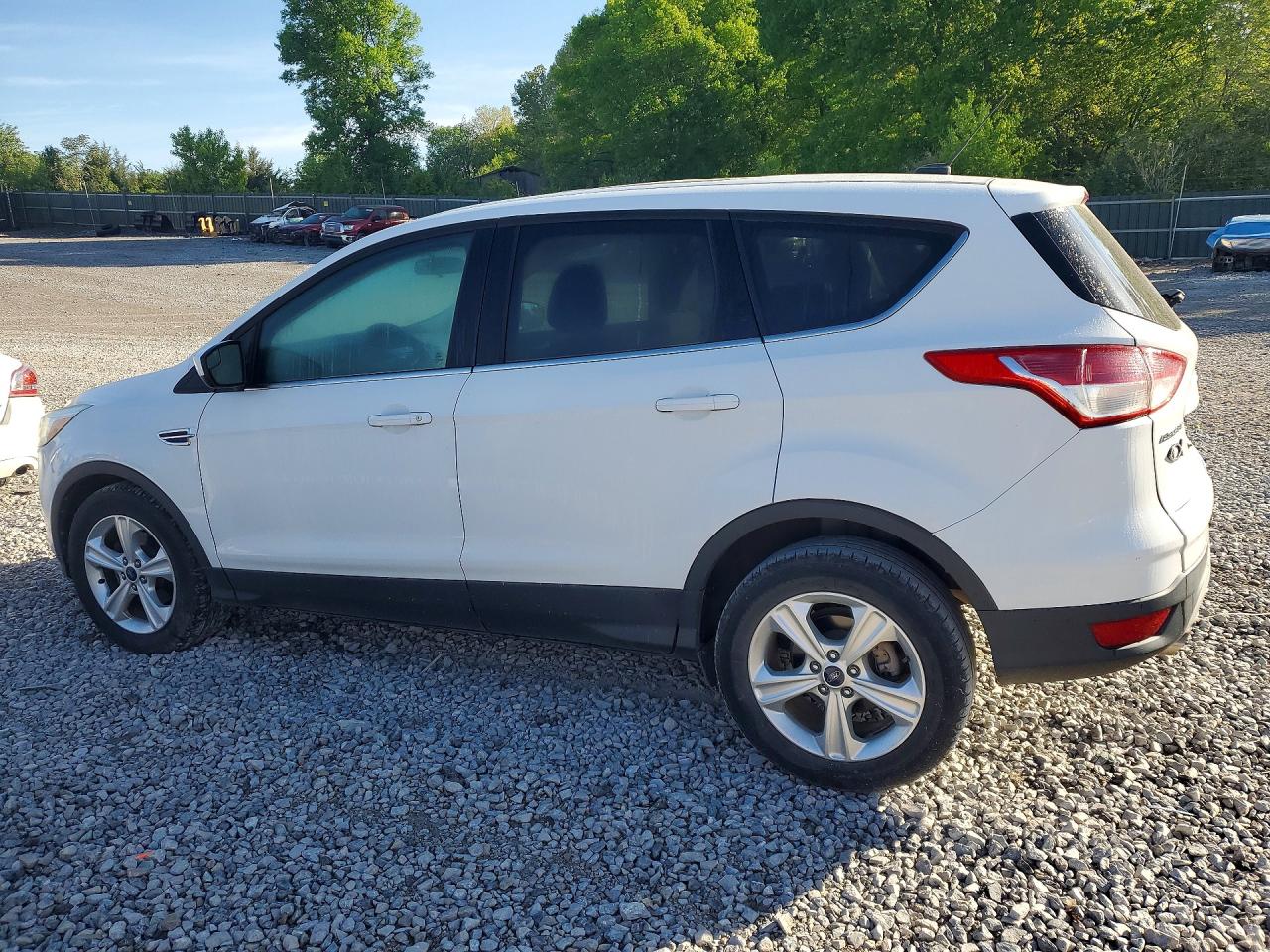 2016 Ford Escape Se White vin: 1FMCU0G74GUA45851