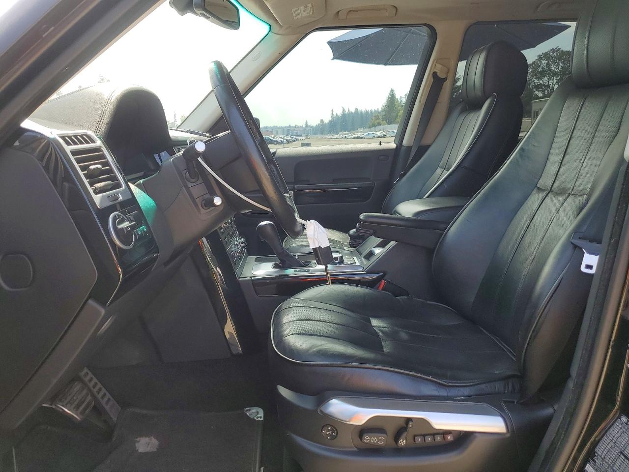2008 Land Rover Range Rover Supercharged Black vin: SALMF13428A283567