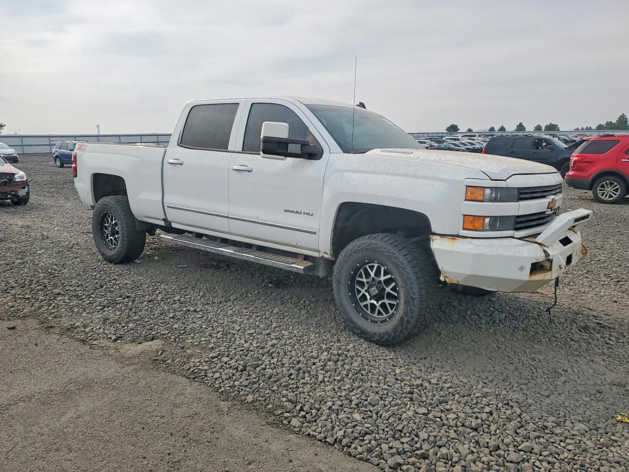 2015 Chevrolet Silverado K2500 Heavy Duty Ltz White vin: 1GC1KWE88FF101096