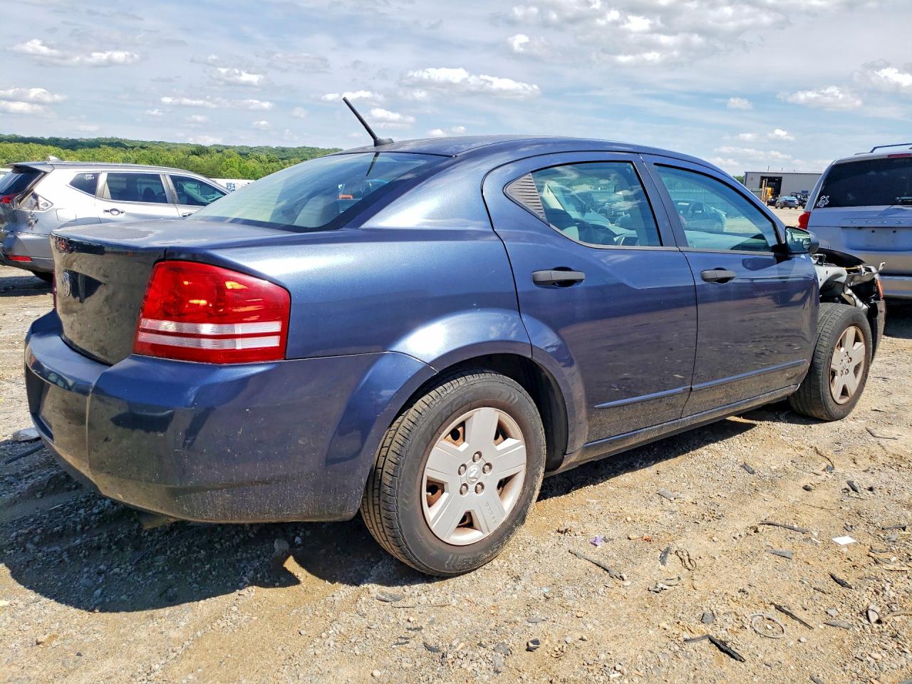 2008 Dodge Avenger Se Синий vin: 1B3LC46K78N670293