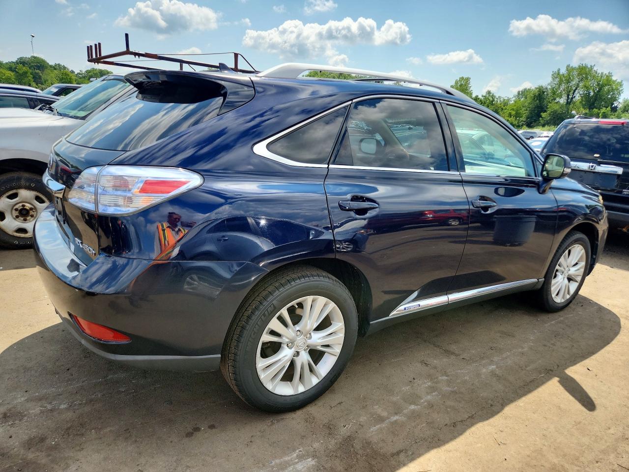 2010 Lexus Rx 450h Синий vin: JTJBC1BA2A2027425